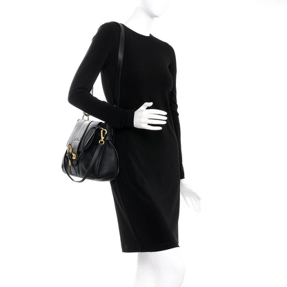 Chloe Grained Lambskin Calfskin Small Lexa Shoulder Bag Black 2 of 12