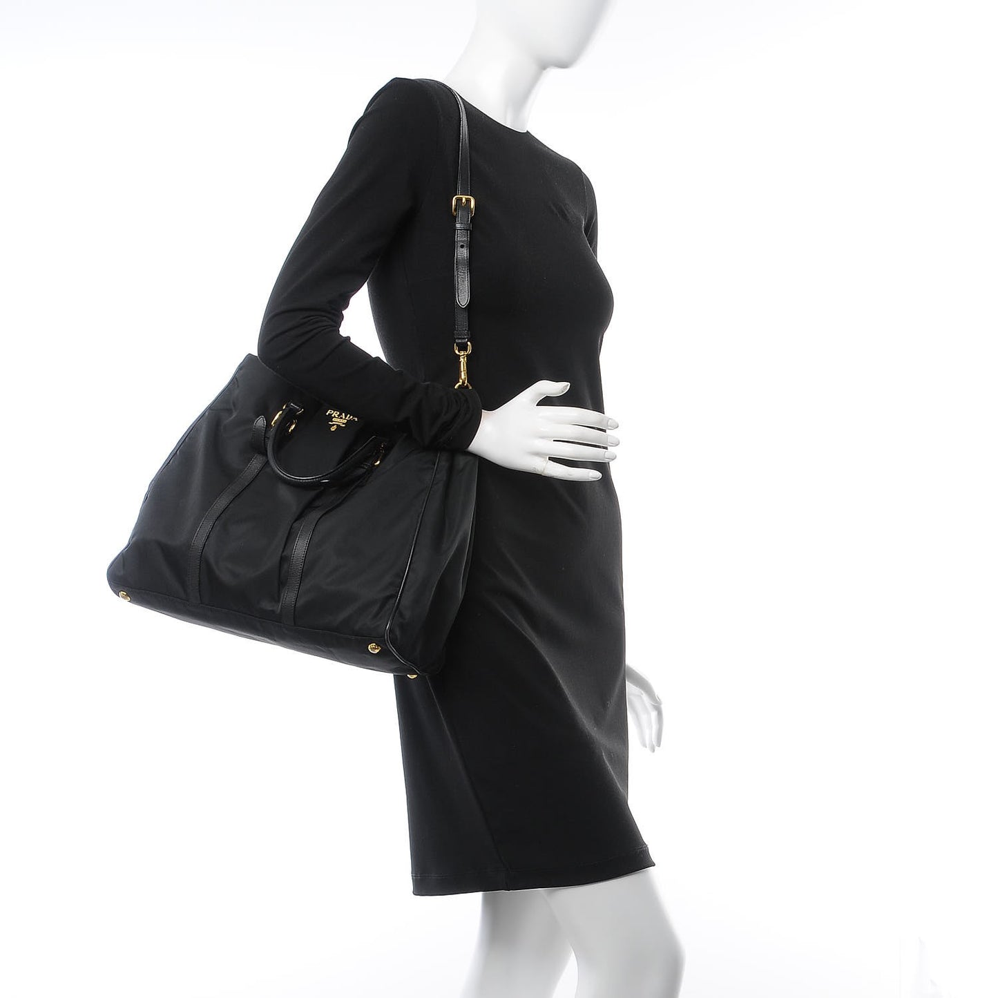 Tessuto Nylon Tote Black