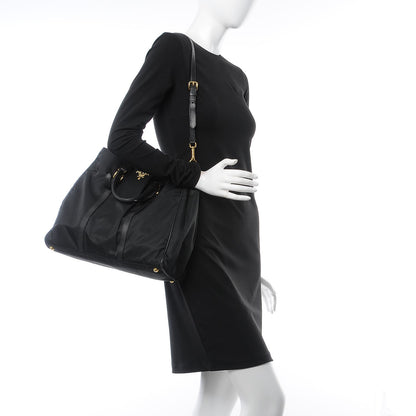 Prada Tessuto Nylon Tote Black 3 of 12