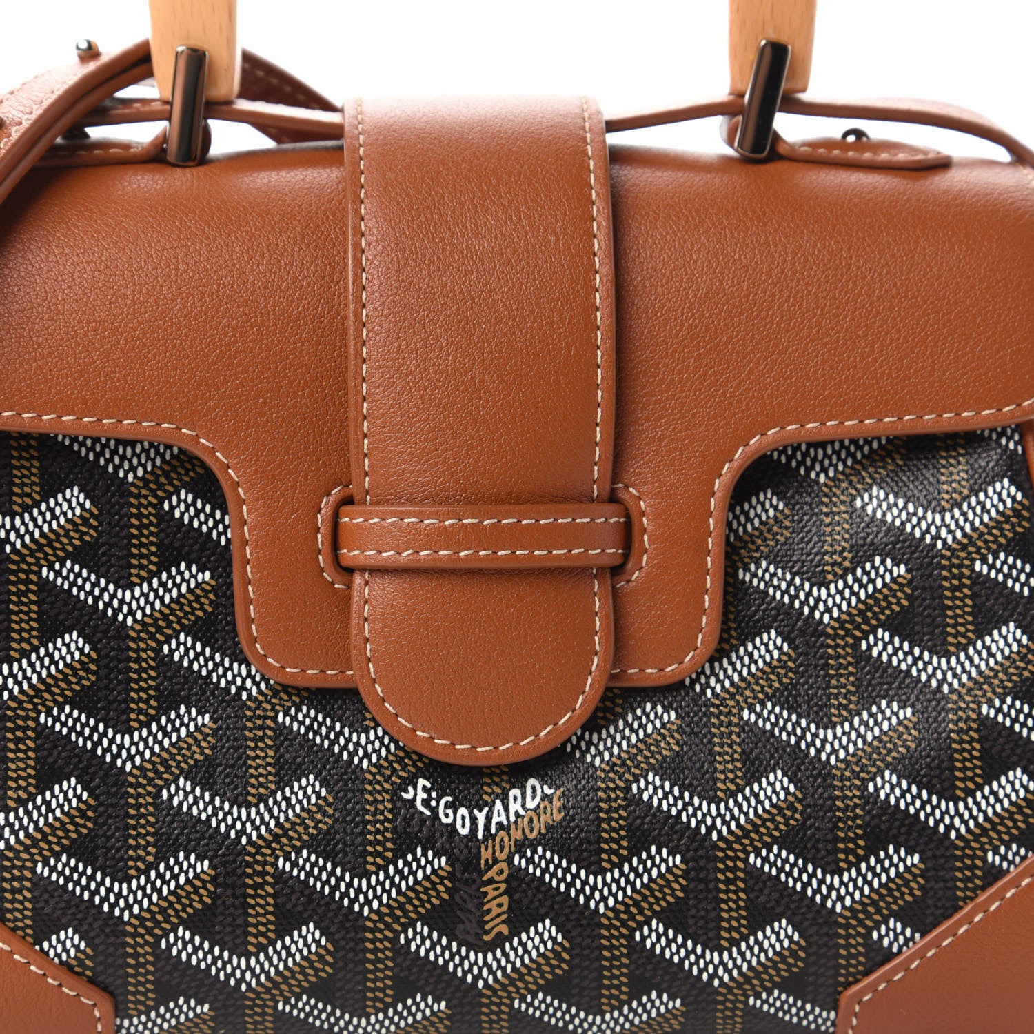 Goyard Goyardine Mini Saigon Black Gold 9 of 10