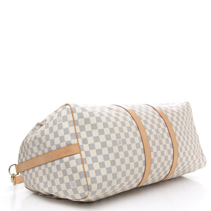 Louis Vuitton Damier Azur Keepall Bandouliere 55 3 of 16