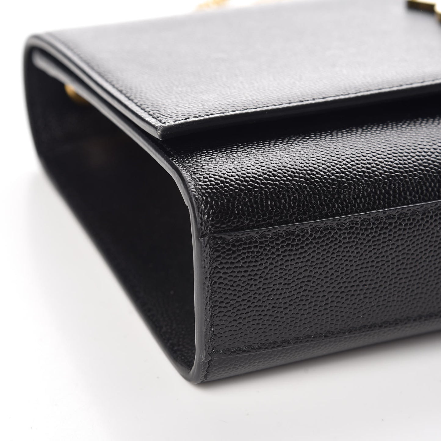 Grain De Poudre Medium Classic Monogram Kate Satchel Black