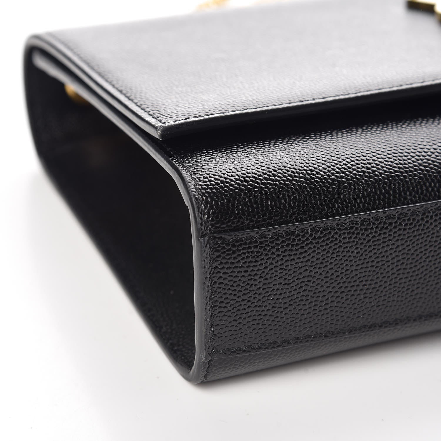 Saint Laurent Grain De Poudre Medium Classic Monogram Kate Satchel Black 8 of 10