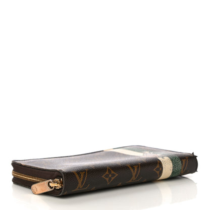 Louis Vuitton Monogram Groom Zippy Organizer Wallet Green 4 of 20