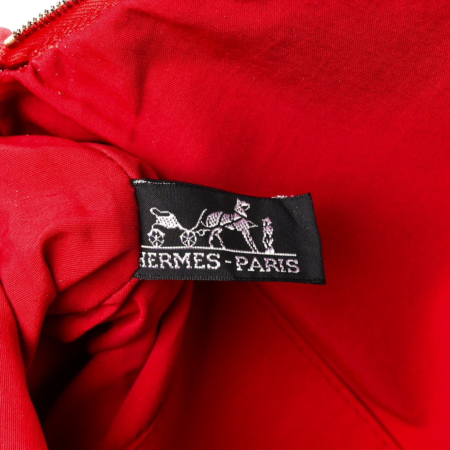 Cotton Bolide Travel Cosmetic Pouch Rouge