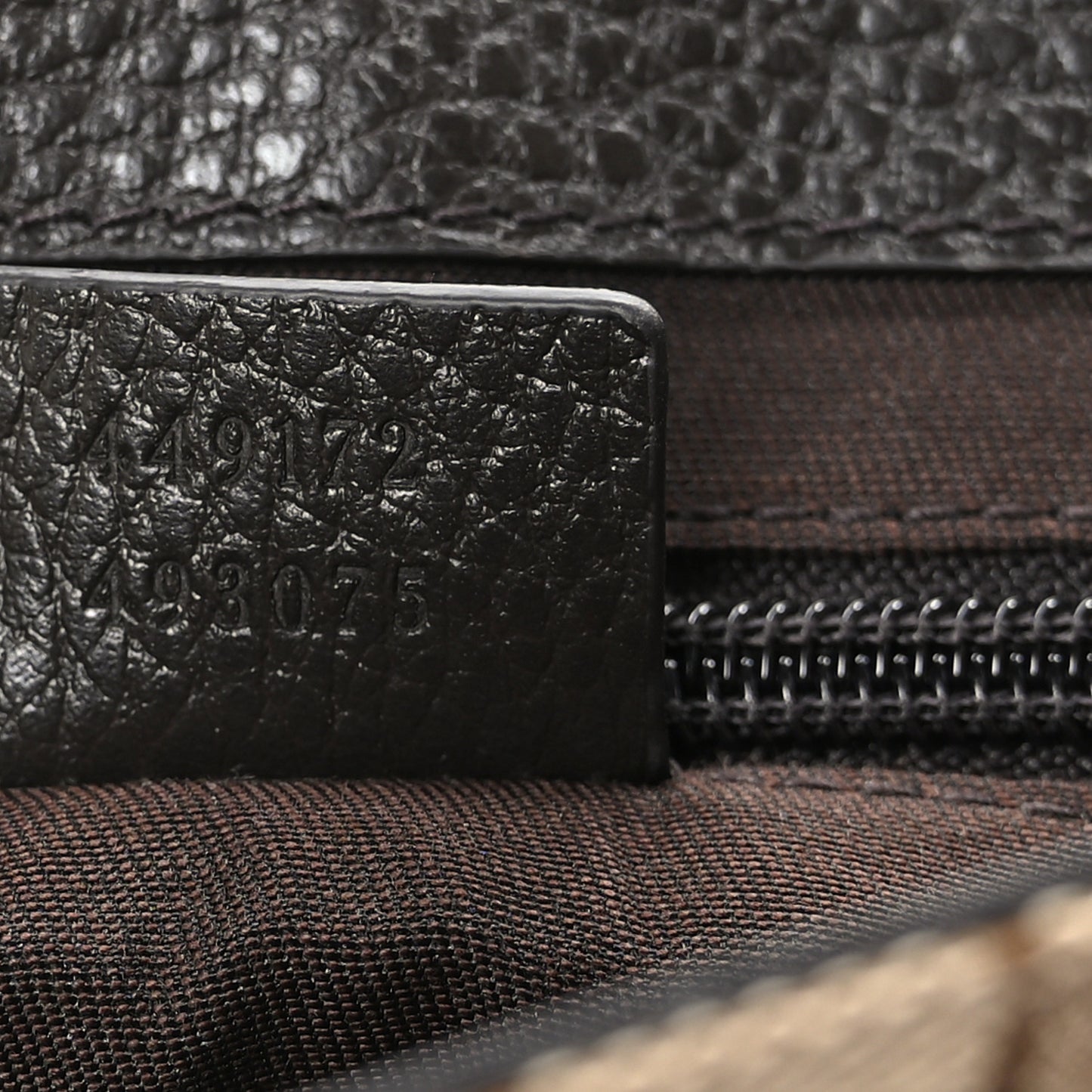 Monogram Flap Messenger Bag Beige Dark Brown