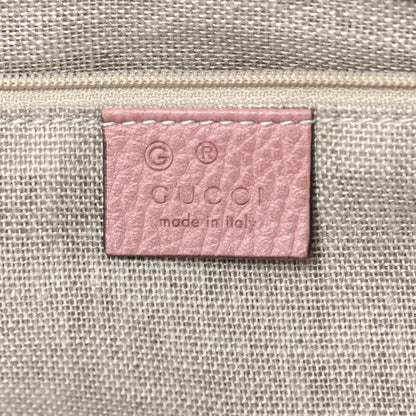 Gucci Dollar Calfskin GG Charm Dome Satchel Soft Pink 7 of 10