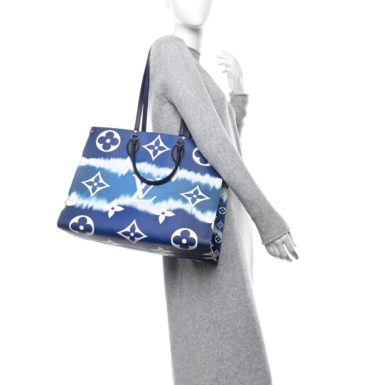 Louis Vuitton Monogram Escale Onthego GM Blue 2 of 10