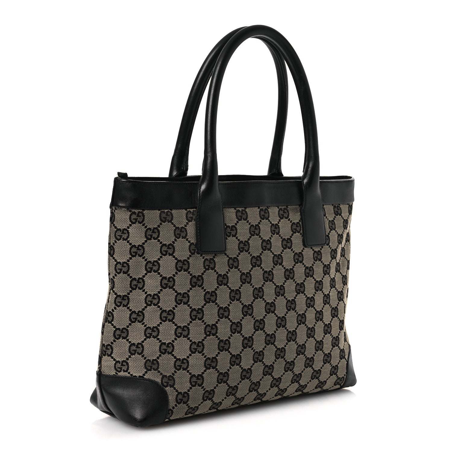 Gucci Monogram Tote Black 3 of 14