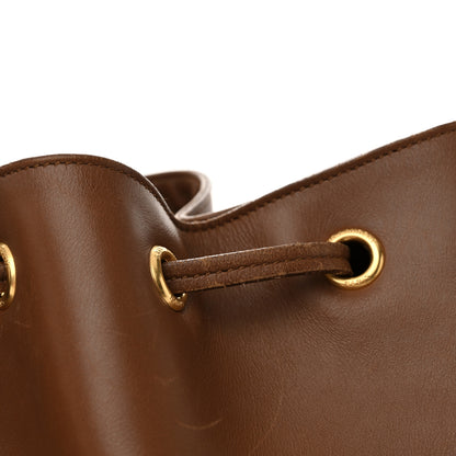 Saint Laurent Calfskin Large Emmanuelle Bucket Bag Cognac 17 of 18