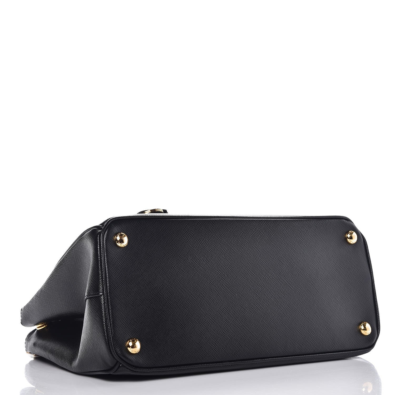 Prada Saffiano Small Galleria Double Zip Tote Black 5 of 9