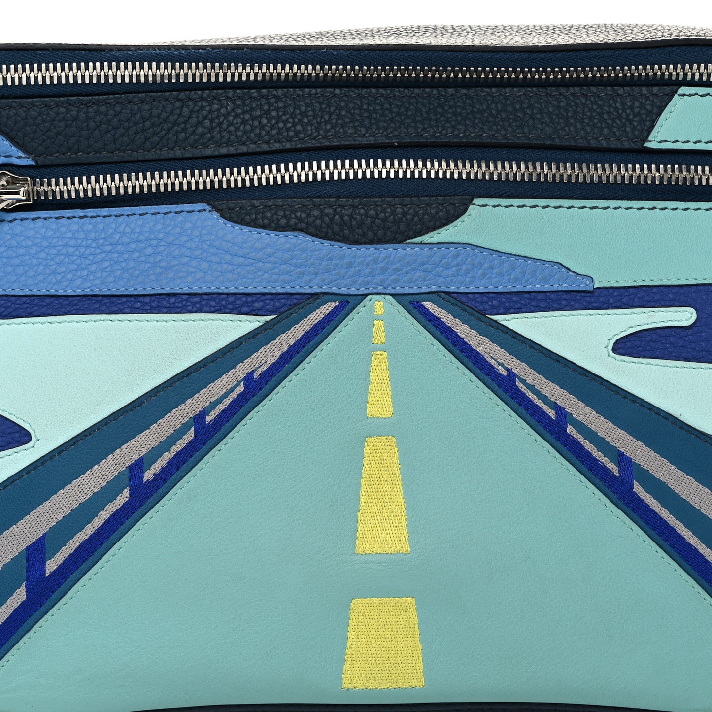 Togo Swift Endless Road Cityslide Belt Bag Bleu de Prusse