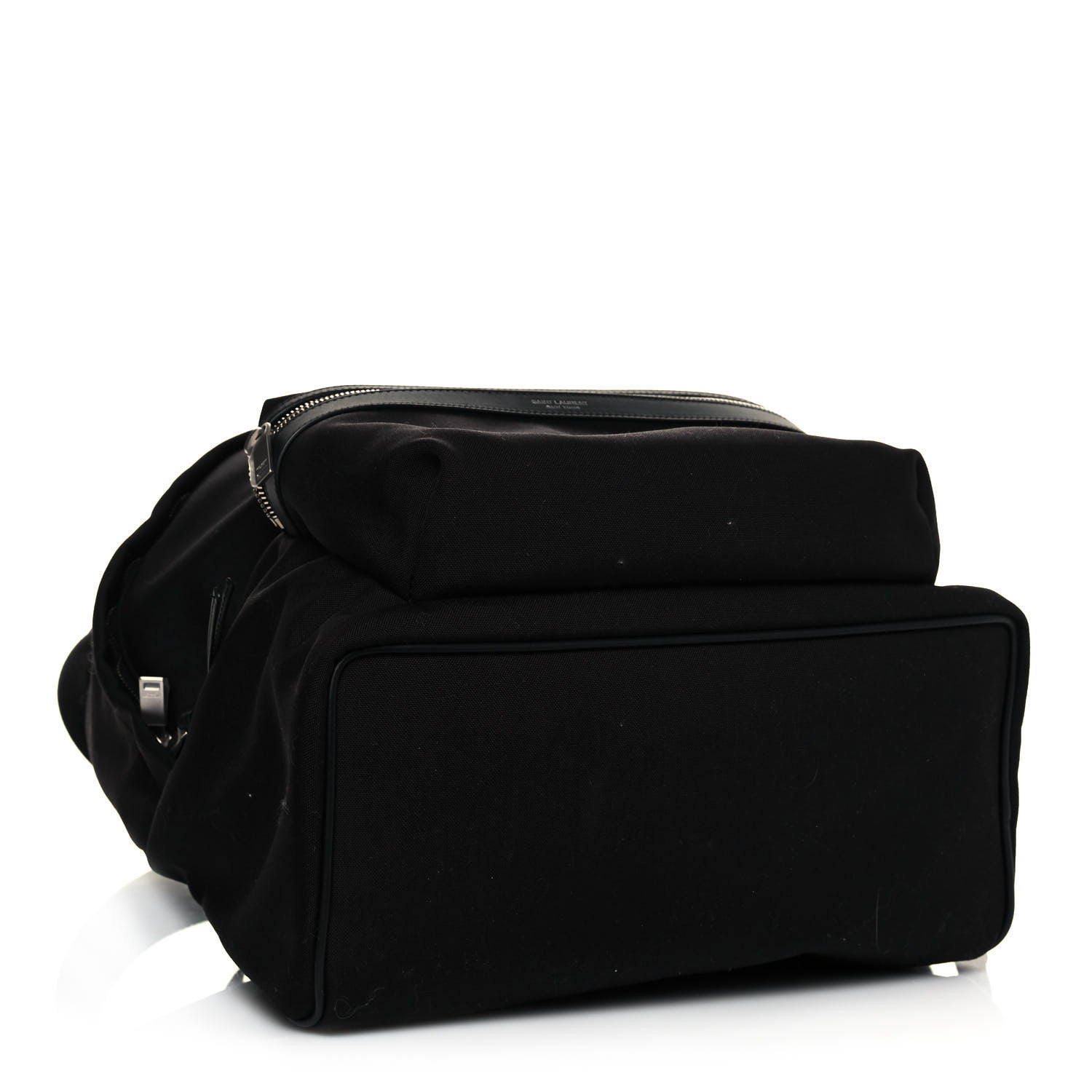 Saint Laurent Canvas City Backpack Black 4 of 14