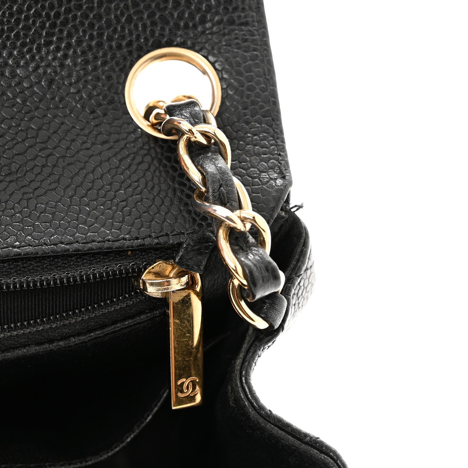 Chanel Caviar Quilted Mini Square Flap Black 5 of 15