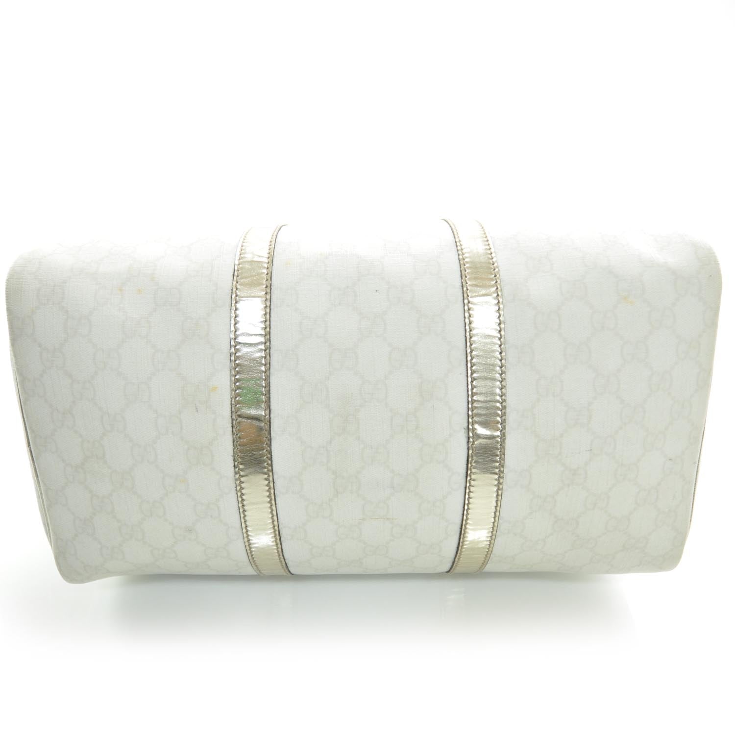 Gucci Monogram Large Joy Boston White 5 of 10