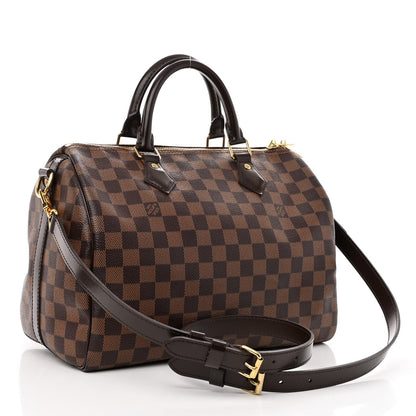 Louis Vuitton Damier Ebene Speedy Bandouliere 30 3 of 10