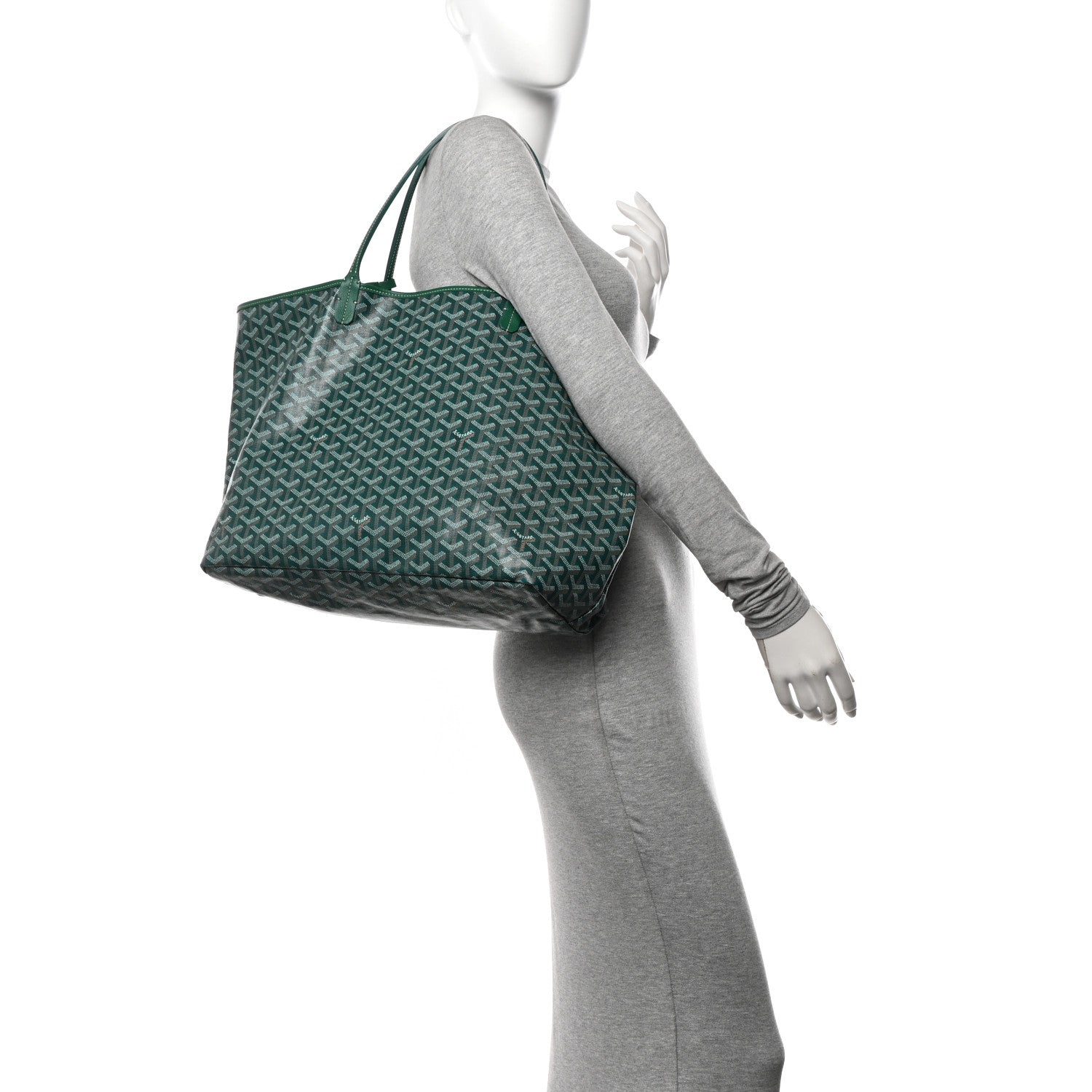 Goyard Goyardine Saint Louis GM Green 2 of 11