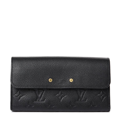 Louis Vuitton Empreinte Pont-Neuf Wallet Black 1 of 9