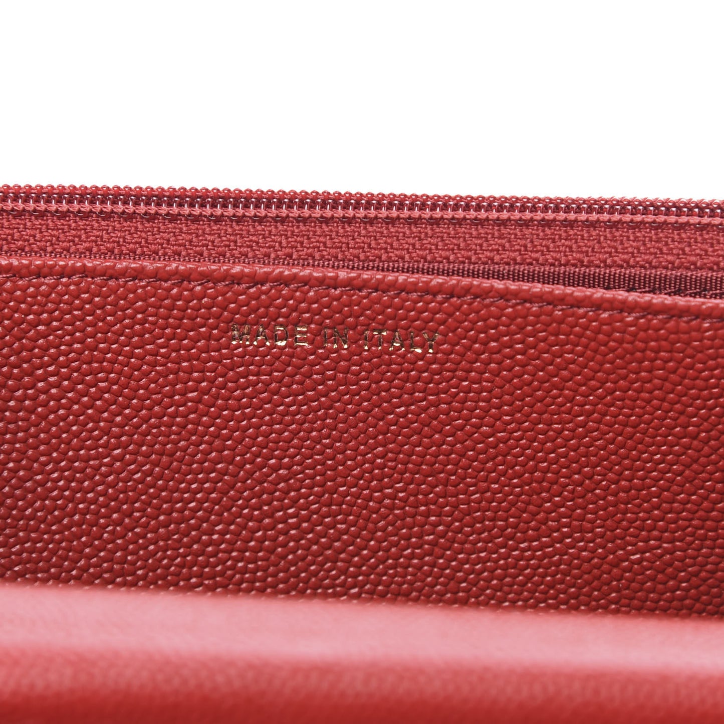 Caviar Quilted Vintage Mademoiselle Wallet On Chain WOC Red