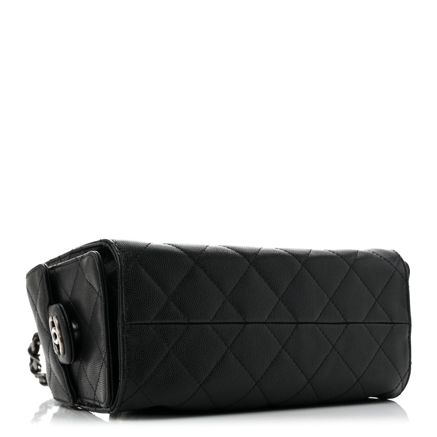 Caviar Quilted Mini Chanel 25 Handbag Black