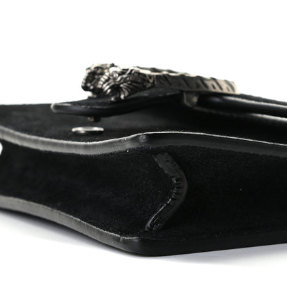 Gucci Suede Super Mini Dionysus Shoulder Bag Black 7 of 8