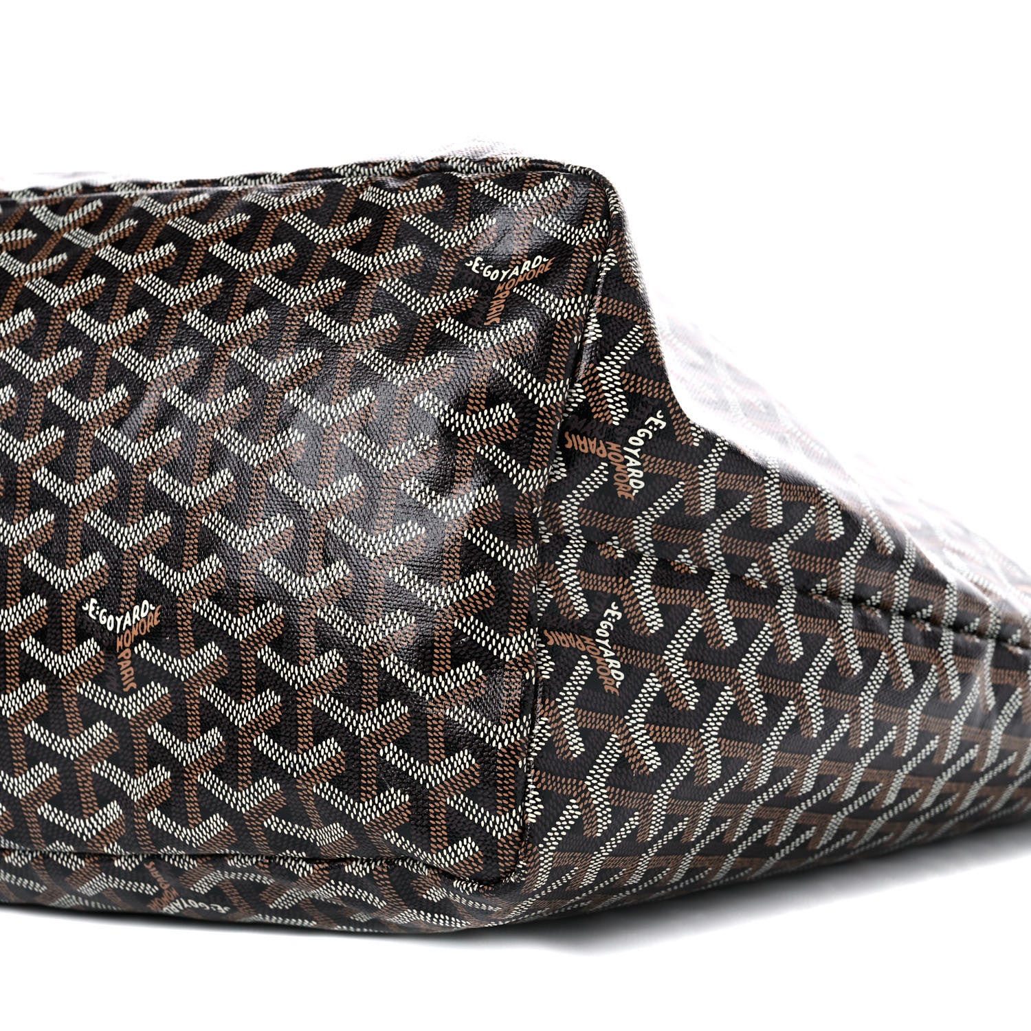 Goyard Goyardine Saint Louis GM Black Gold 8 of 12