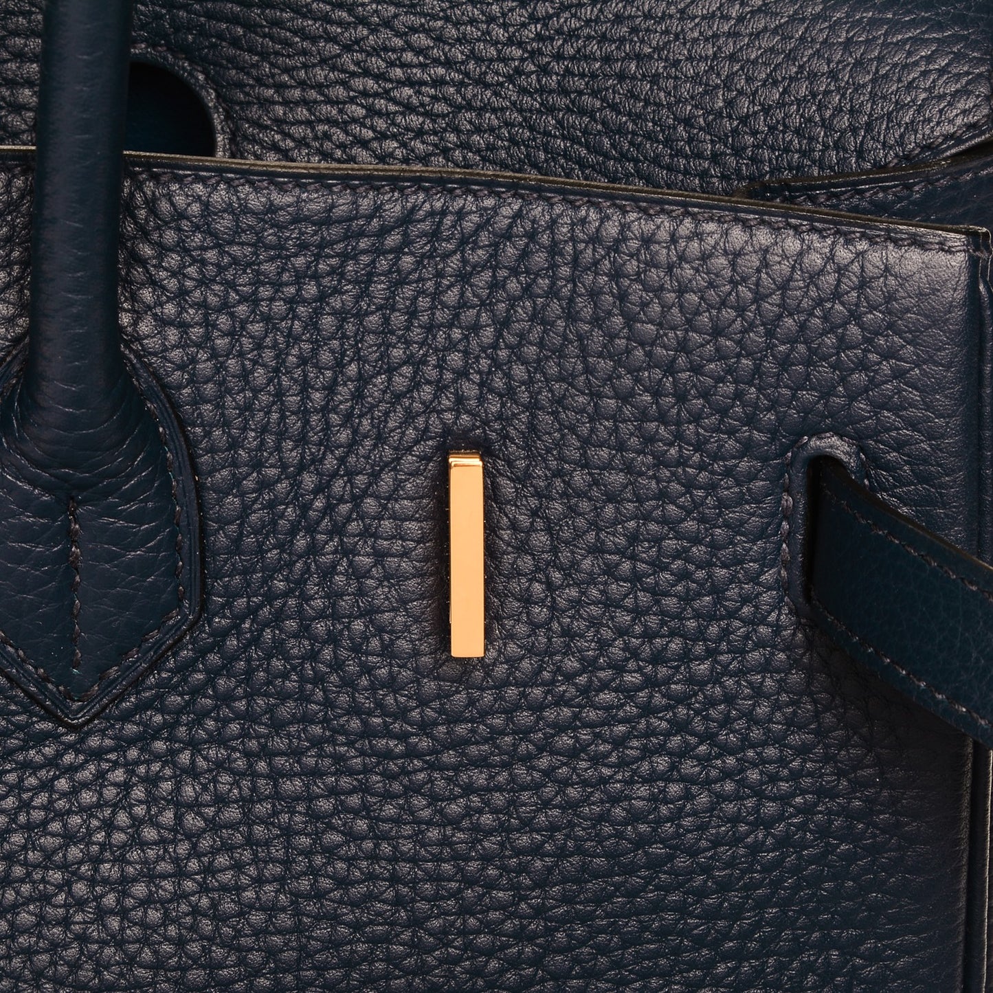 Taurillon Clemence Birkin 35 Bleu Saphir