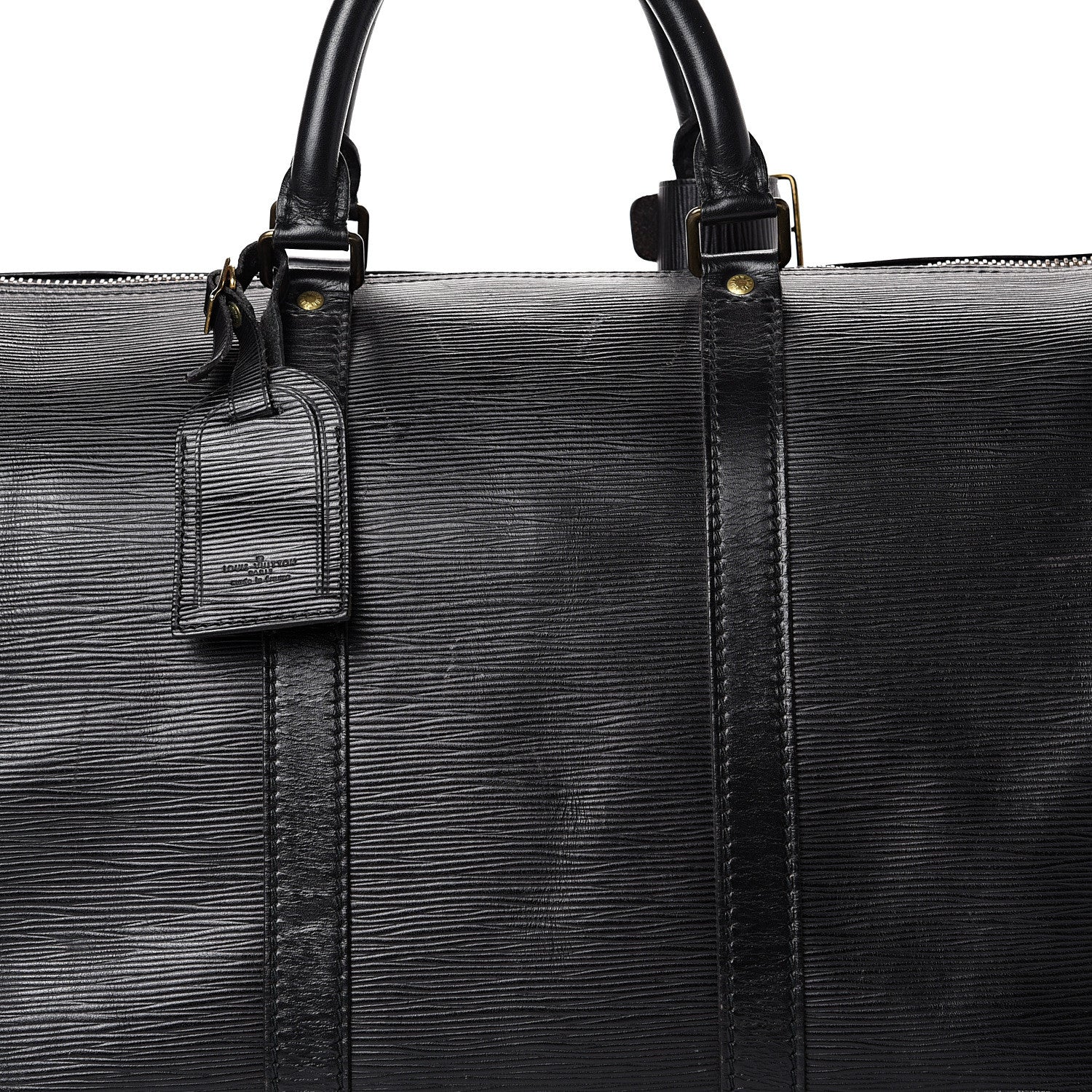 Louis Vuitton Epi Keepall 50 Black 7 of 21