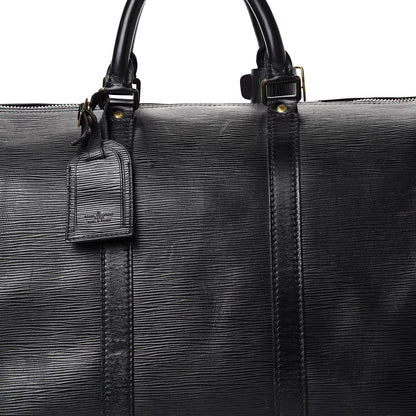 Louis Vuitton Epi Keepall 50 Black 7 of 21