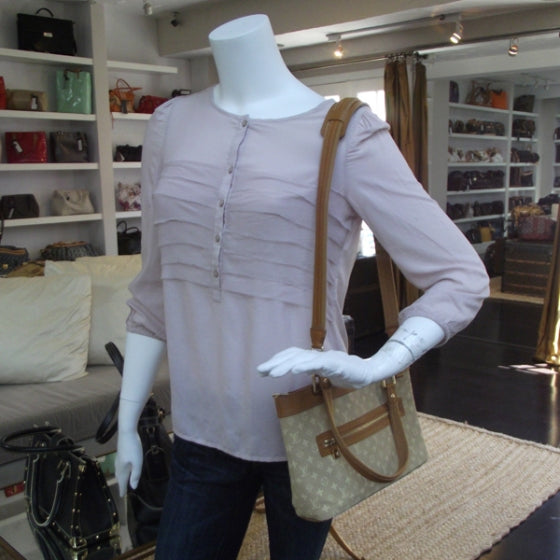 Mini Monogram Lucille PM w Strap Beige