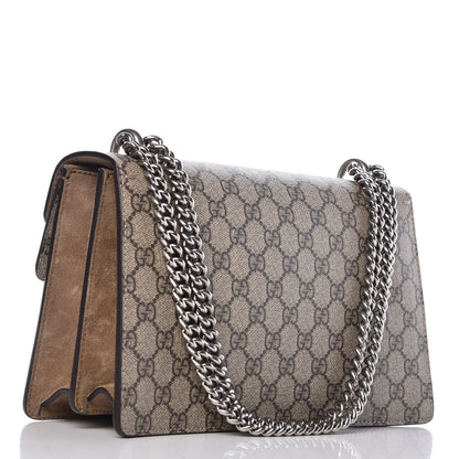 Gucci GG Supreme Monogram Small Dionysus Shoulder Bag Taupe 4 of 9