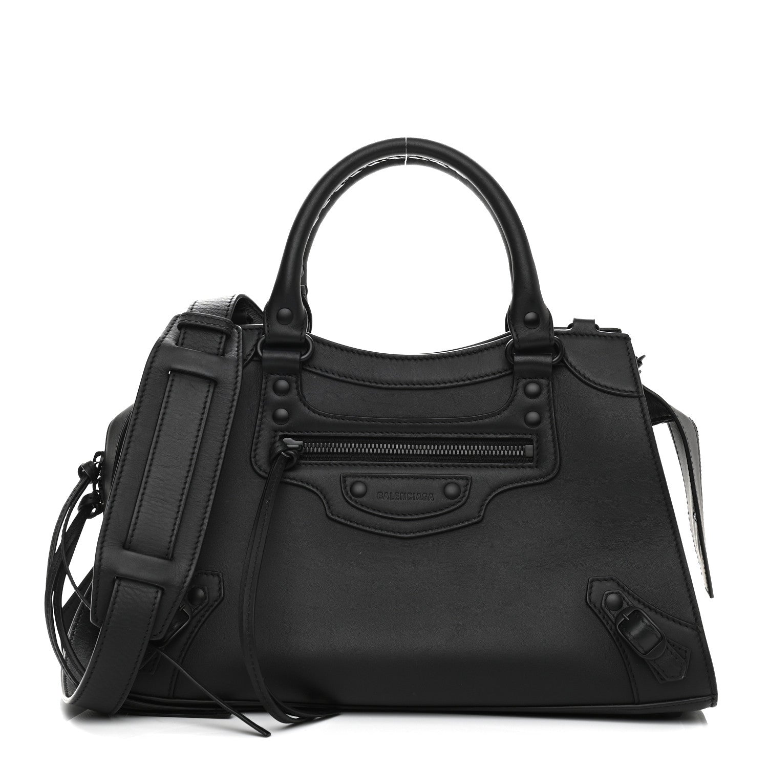 Balenciaga Smooth Calfskin Neo Classic Black Hardware S City Black 1 of 11