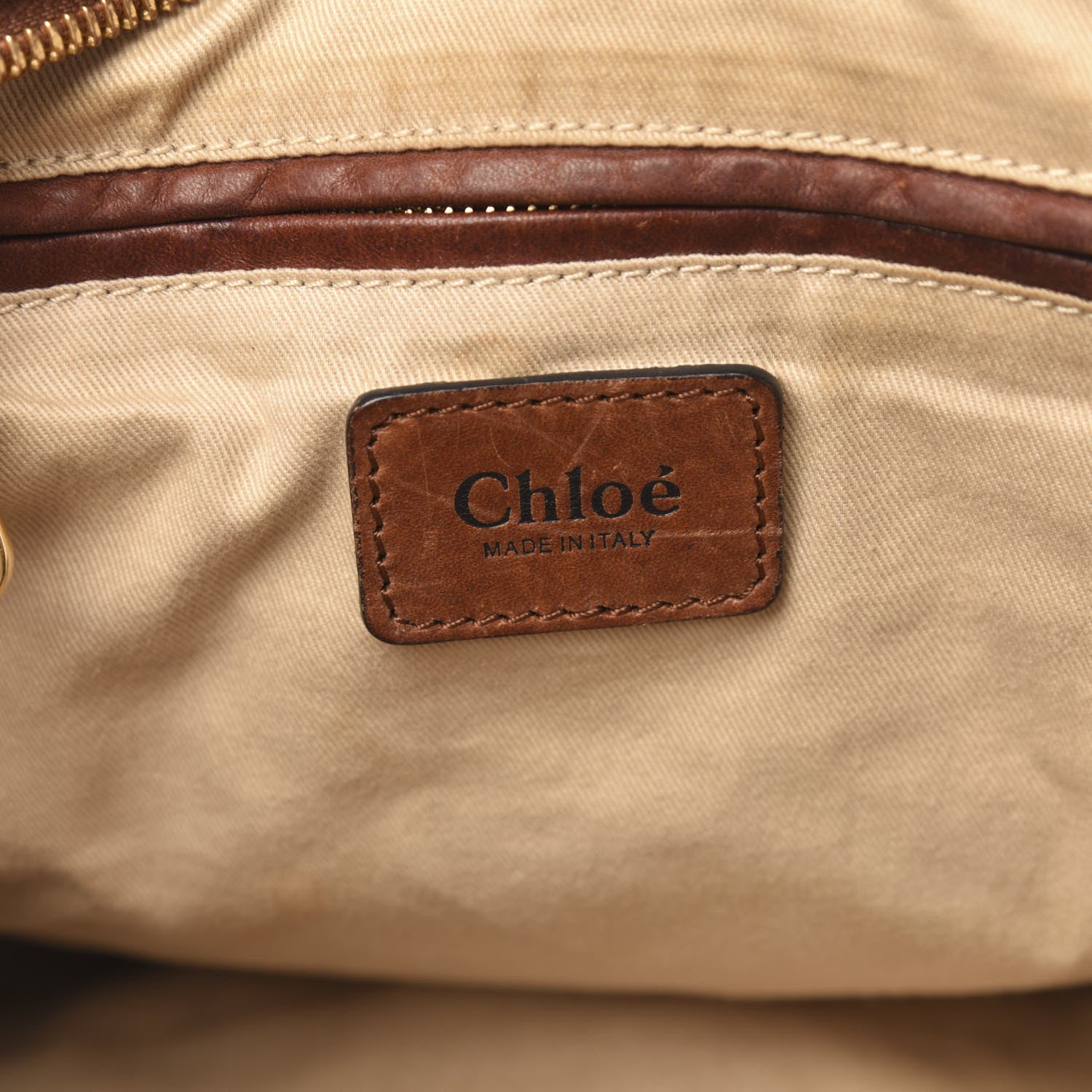 Chloe Calfskin Medium Marcie Satchel Mahogany 6 of 17