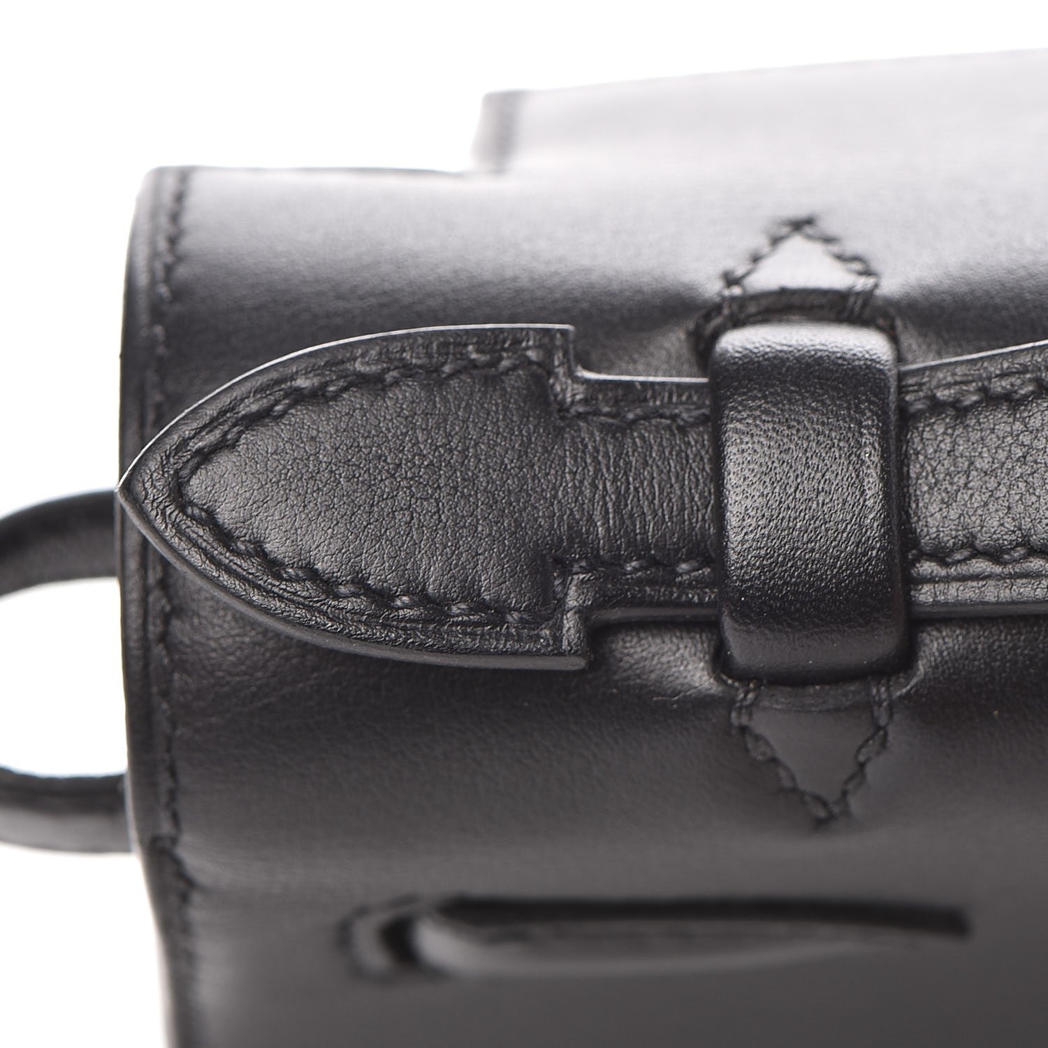 Hermes Swift Kelly Pochette Clutch Black 22 of 28