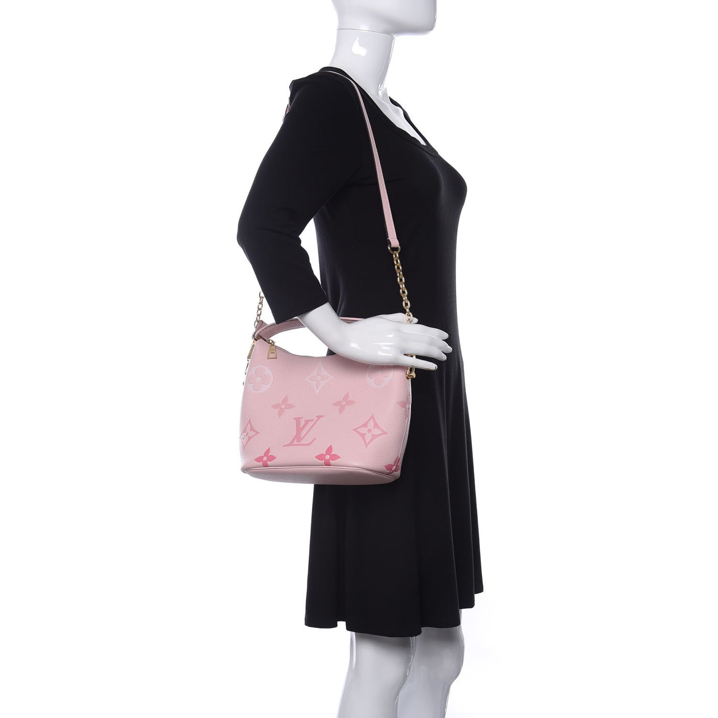 Empreinte Monogram Giant By The Pool Marshmallow Hobo PM Bouton De Rose