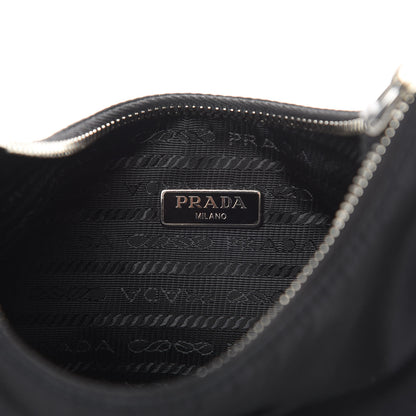 Prada Tessuto Nylon Saffiano Mini Re-Edition 2005 Bag Black 6 of 11