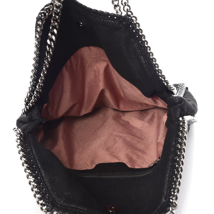 Stella McCartney Shaggy Deer Quilted Falabella Fold Over Tote Black 8 of 9