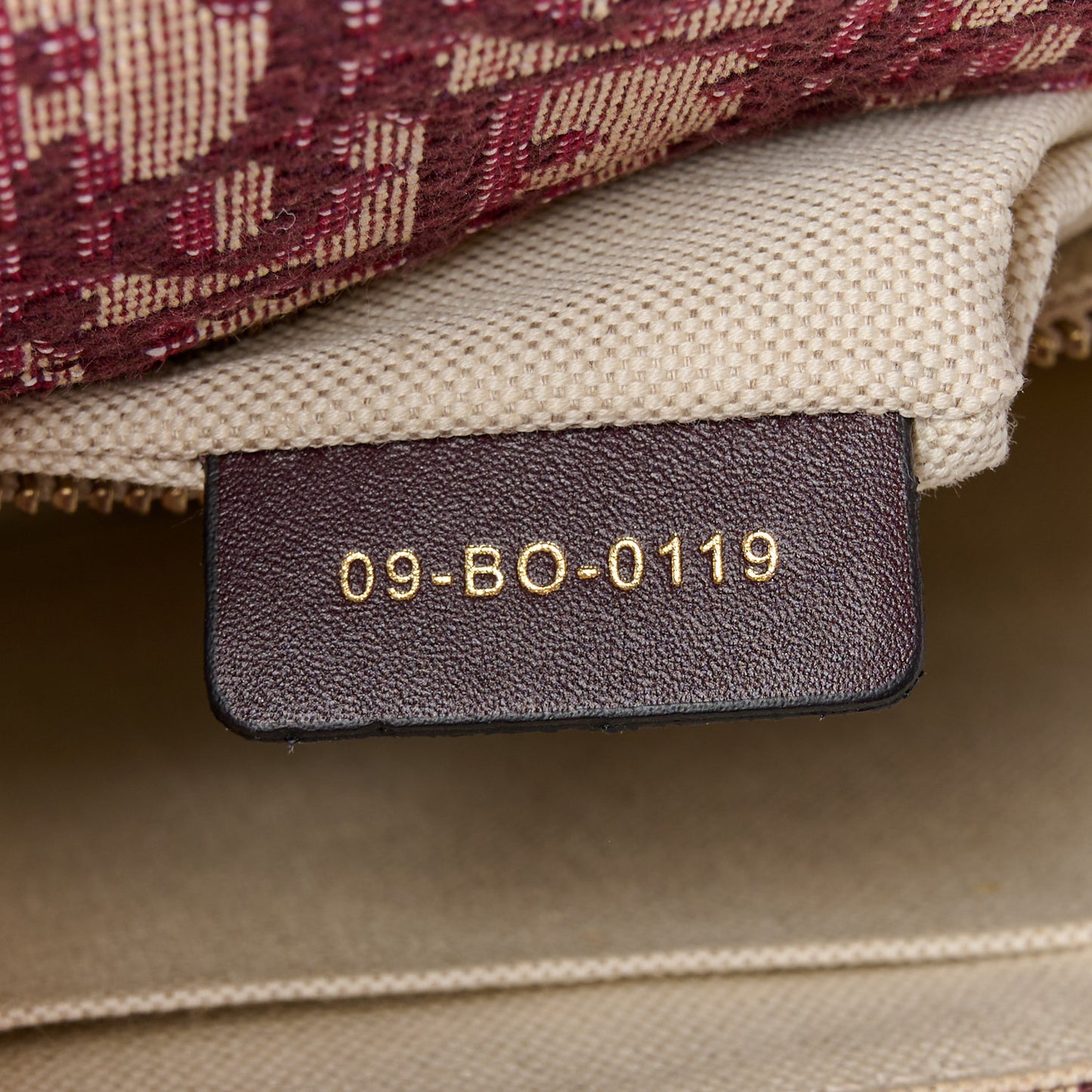 Oblique Dioraddict Flap Bag Burgundy