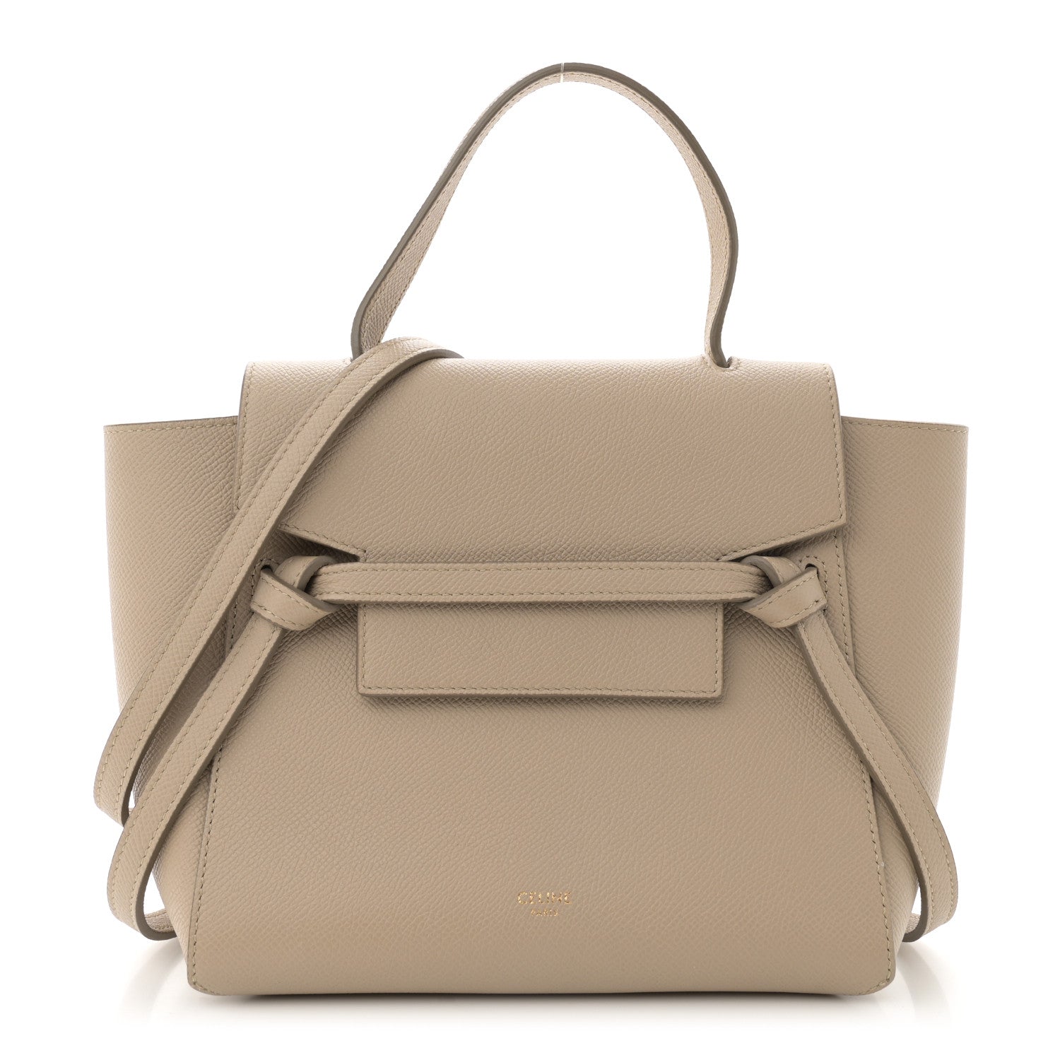 Celine Grained Calfskin Nano Belt Bag Light Taupe 1 of 13
