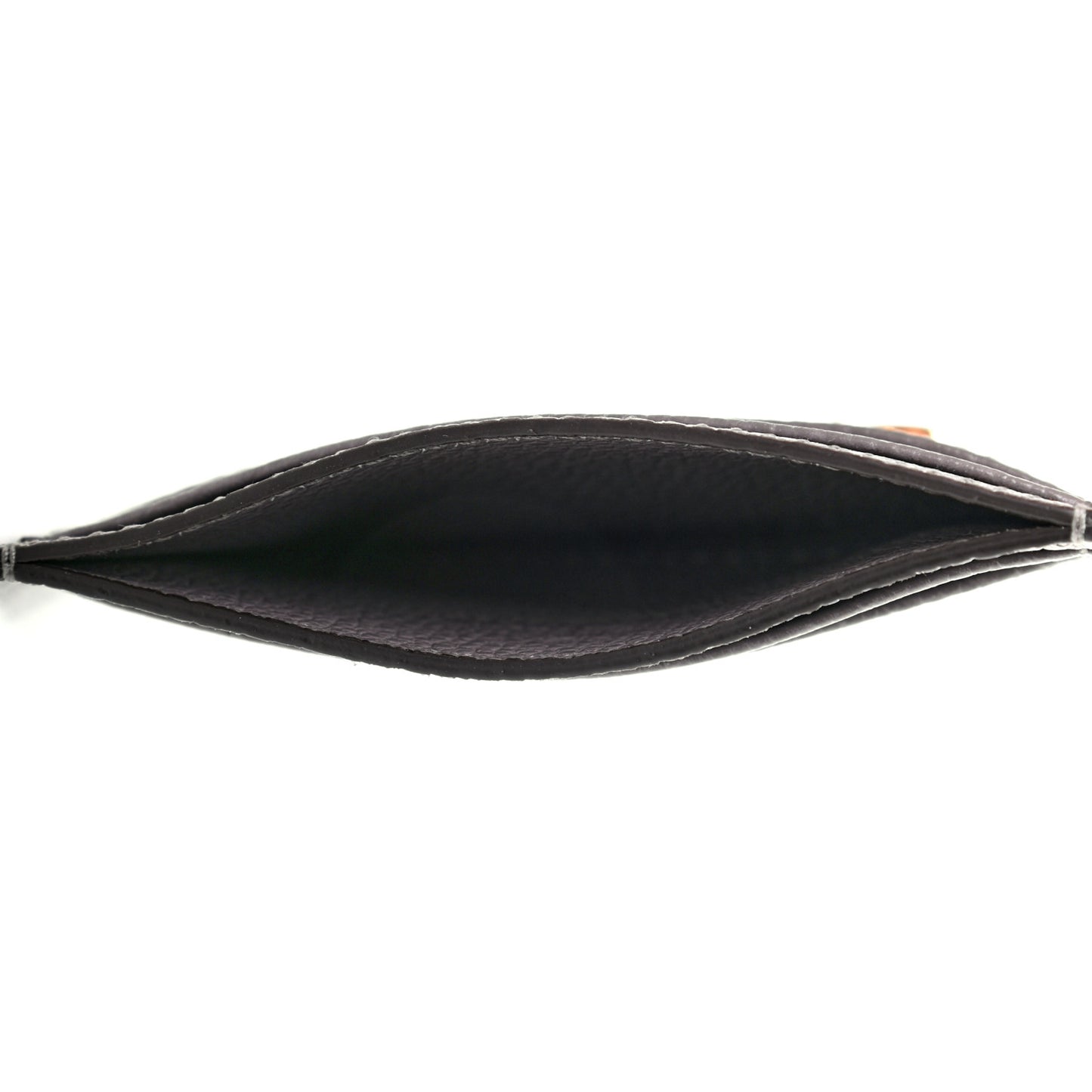 Grainy Calfskin Zumi Card Holder Dusty Grey