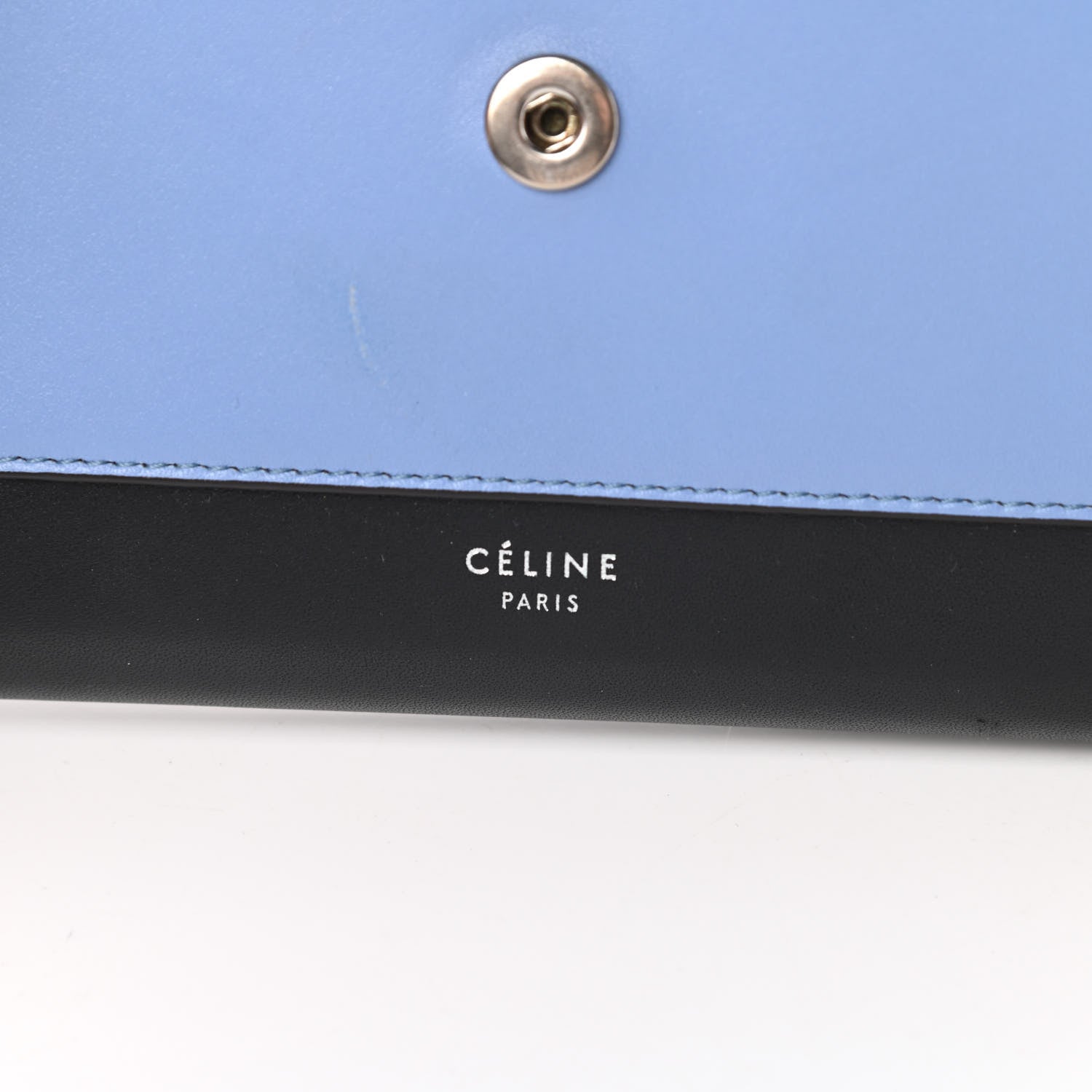 Celine Shiny Calfskin Clutch on a Chain Multicolor 6 of 16