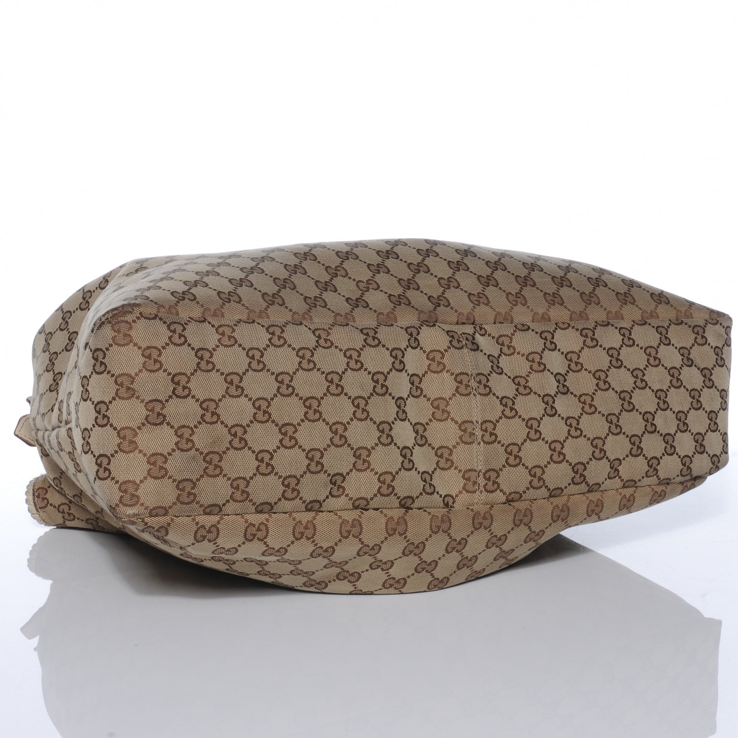 Gucci Monogram Large Horsebit Chain Hobo White 4 of 7