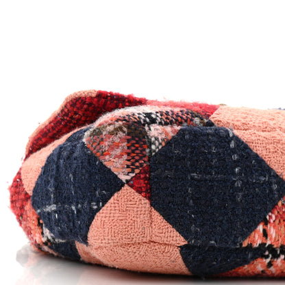 Chanel Tweed Quilted Medium Chanel 19 Flap Red Navy Multicolor 9 of 10