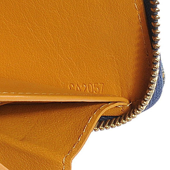 Louis Vuitton Denim Zippy Wallet Blue 7 of 7