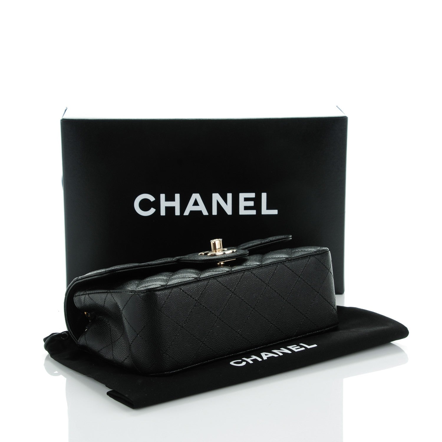 Chanel Caviar Quilted Mini Rectangular Flap Black 4 of 8