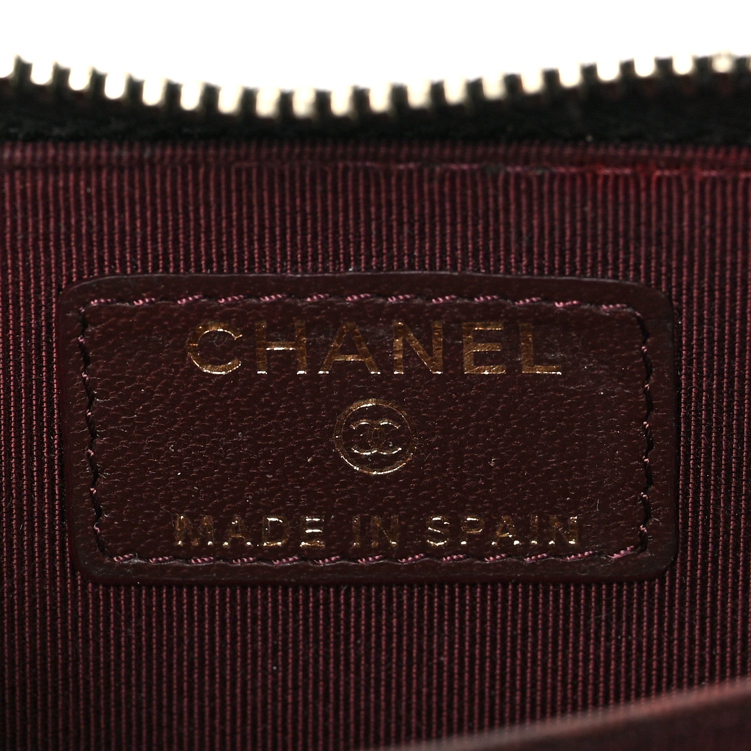Chanel Lambskin Quilted Zip Coin Purse Black 5 of 8