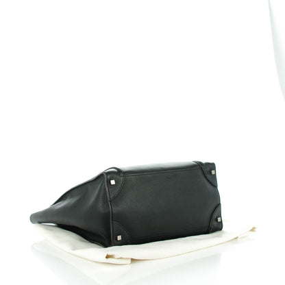 Celine Drummed Calfskin Medium Luggage Black 8 of 8
