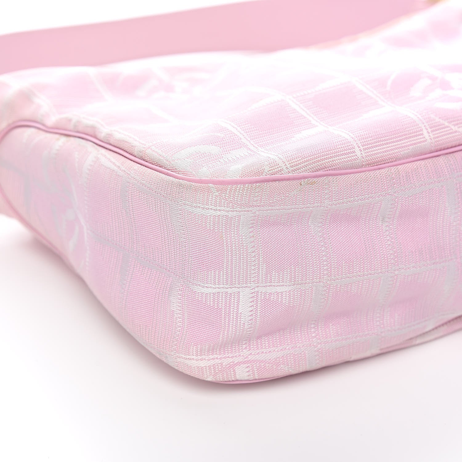 Chanel Nylon Travel Ligne Hobo Pink 9 of 13