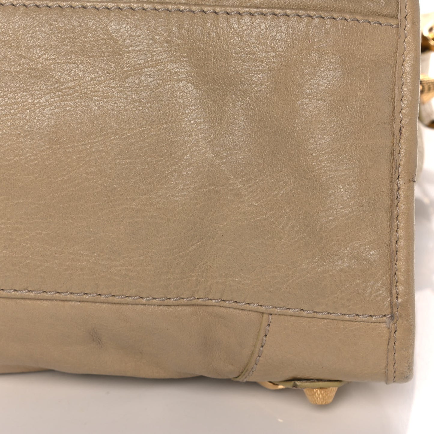 Agneau Giant 12 Gold Hardware City Dune