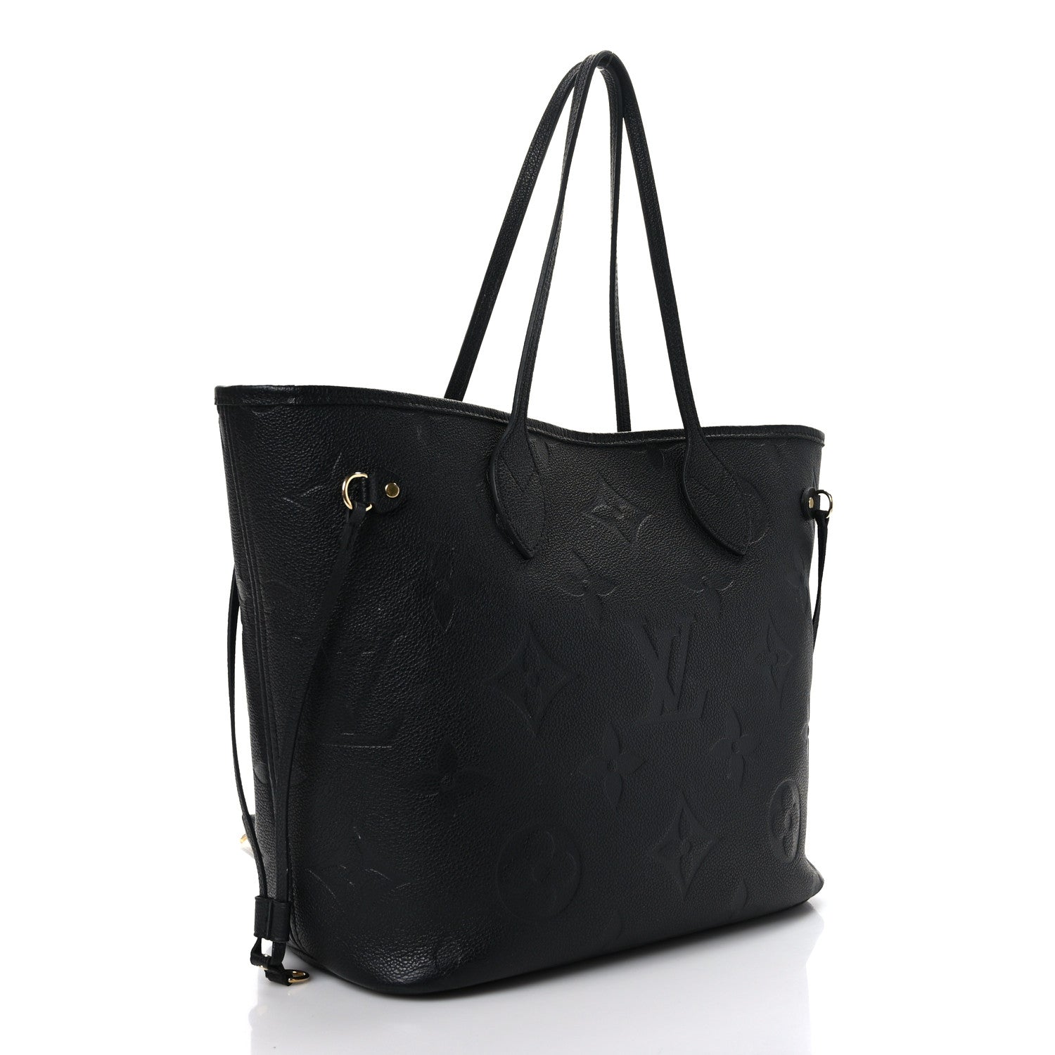 Louis Vuitton Empreinte Monogram Giant Neverfull MM Black 4 of 9